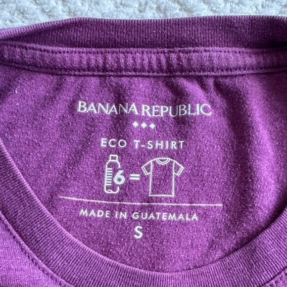 Banana Republic Dark Purple Drum Graphic Tee Sz S - Picture 2 of 7